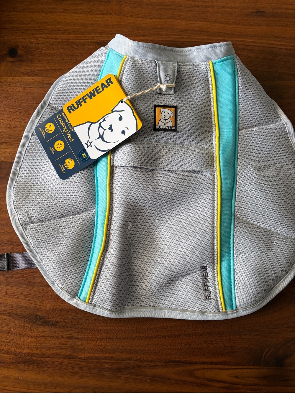 Ruffwear Swamp Cooler Cooling Dog Vest Gray Size XS 17-22in